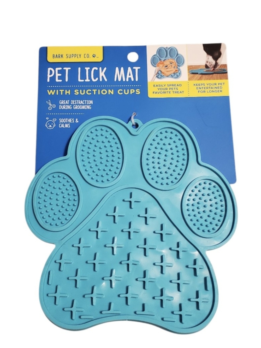 Bark Supply Co Pet Lick Mat with Suction Cups Dogs/Cats